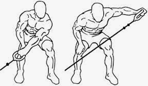 Bent over low-pulley side lateral