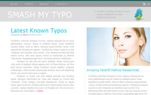 Smash My Typo Blogger Template