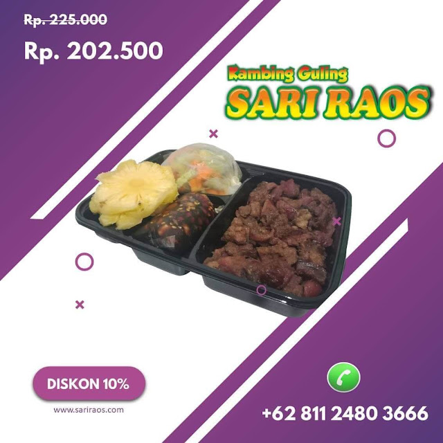 Kambing guling Retail Sari Raos Bandung