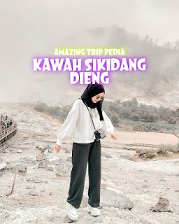 Menikmati Keindahan Kawah Sikidang Dieng