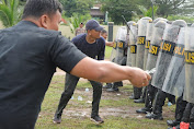 Polres Sergai Kembali Melakukan Simulasi Sispam Kota Gelar Operasi Mantap Praja Toba 2024