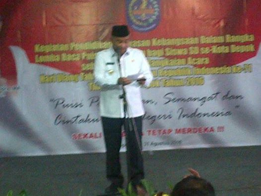 PPWK Kesbangpol Gelar Lomba Baca Puisi Perjuangan