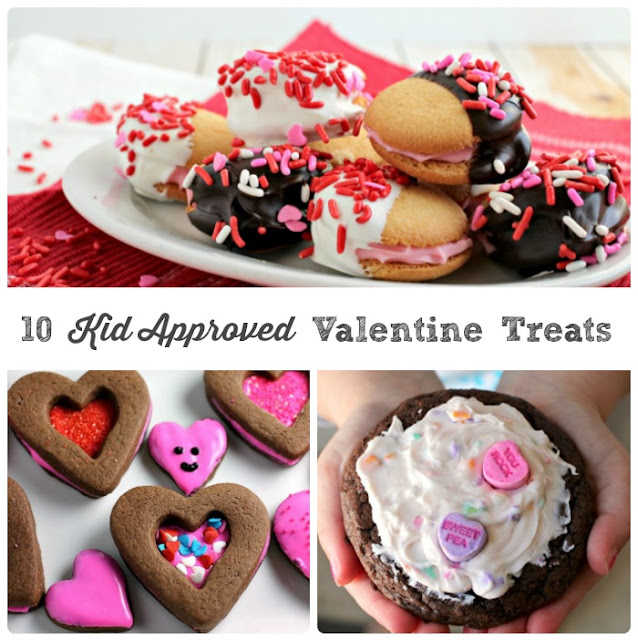 From cute to easy to just plain sweet, you are sure to find the perfect dessert to say "I love you" to your kiddos in this collection of 10 Kid Approved Valentine Treats.