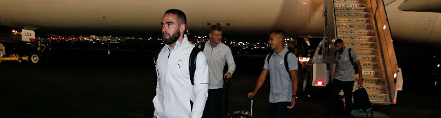 Real Madrid have arrived in Los Angeles