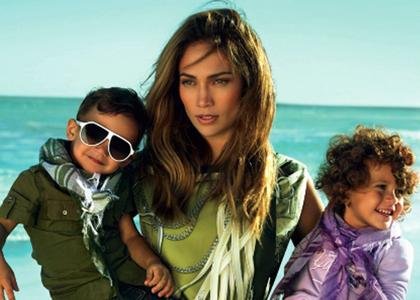 Jennifer Lopezs Twins Gucci Ad Campaign Lopezgucci jennifer lopez twins 