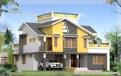 Contemporary Villa design  - 237 Sq M (2550 Sq. Ft) - January 2012