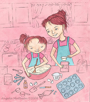 baking cupcakes