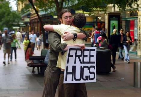 The free hugs campaign was