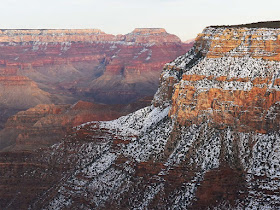 Grand Canyon View in Winter