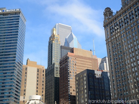 Carbide and Carbon building from the Chicago River