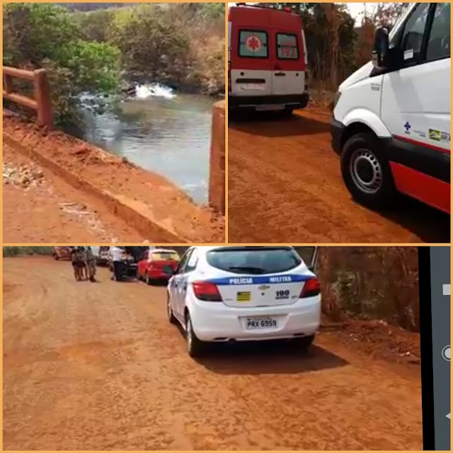 Santa Helena: Veículo perde controle e cai em rio