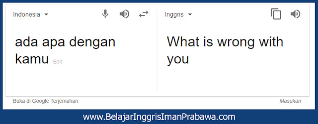 Bahasa Inggrisnya Ada Apa Dengan Kamu