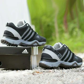 Sepatu Sport Adidas AX2 Hitam Abu-abu