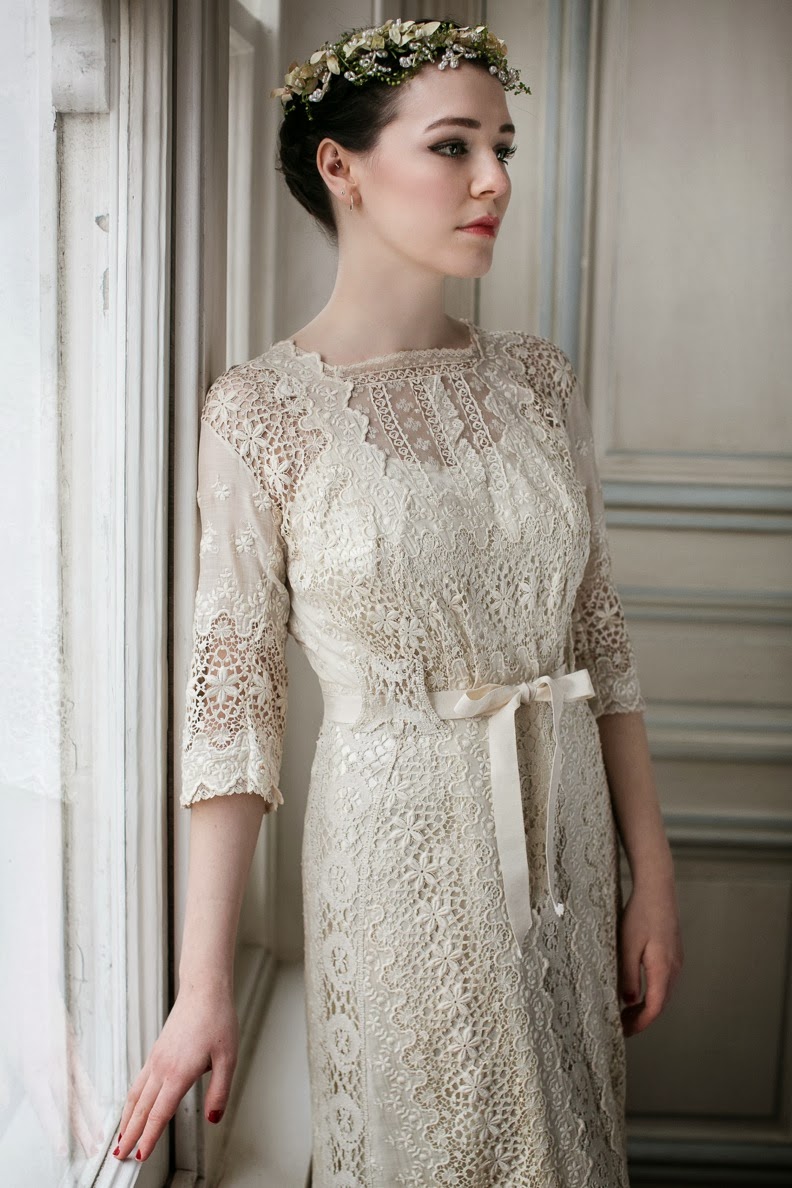 edwardian era wedding dress