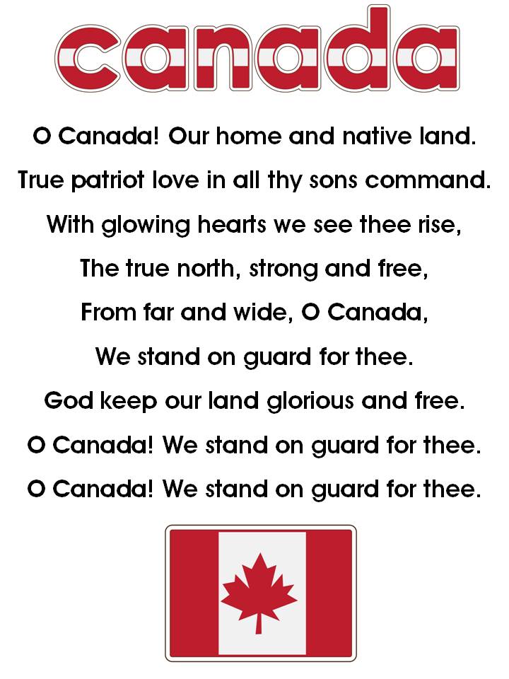 Canada Anthem Lyrics 4