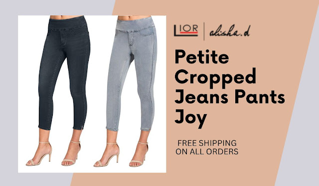 Petite Cropped Jeans Pants