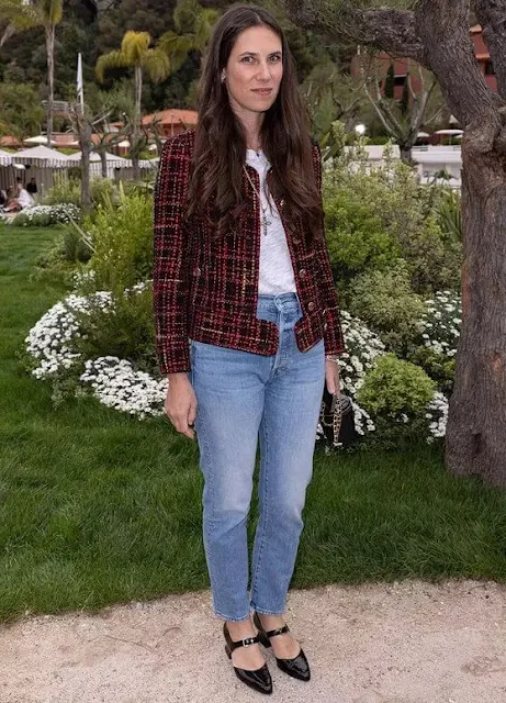 Princess Caroline, Charlotte Casiraghi, Pauline Ducruet and Tatiana Santo Domingo attended Chanel's fashion show in Monte-Carlo