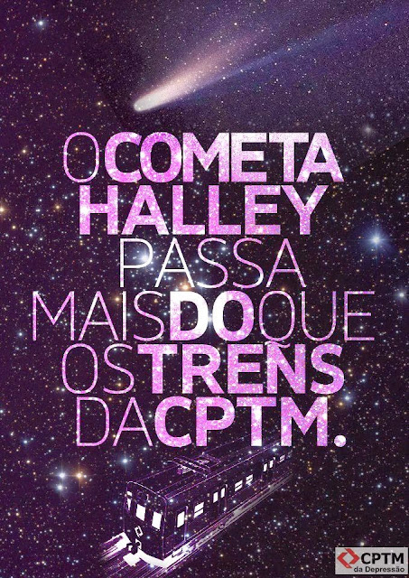 Cometa, Cometa Halley, Trens, CPTM