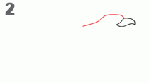 رسم الصقر