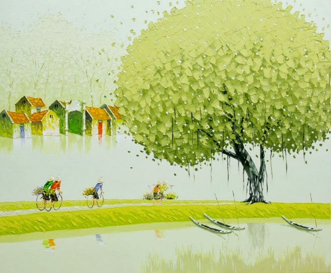 27 Beautiful and Vivid Paintings By Phan Thu