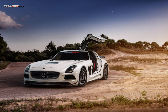 RENNtech Mercedes-Benz SLS AMG Black Series with ADV.1 Wheels