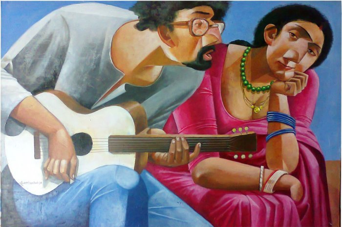 Индийский художник. Albert Ashok