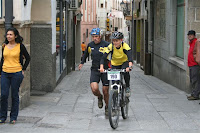 CAB-Terra Livre em acção no Rando-bike em pleno centro histórico de Plasencia