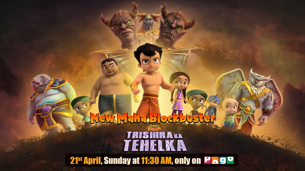 Chhota Bheem: Trishira Ka Tehelka Movie Chhota Bheem vs Little Singham: Aag aur Pani ki Takker Movie Multi Audio Download 576p SDTV WEB-DL