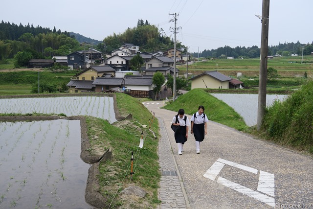 Outside Magome along the Nakasendo Trail