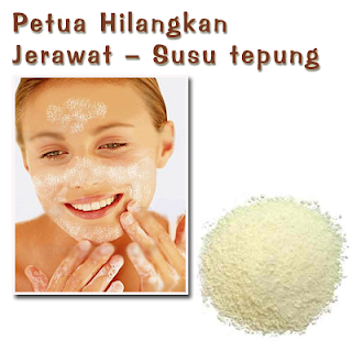 Petua Hilangkan Jerawat – Susu tepung.