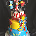 Dr. Seuss Cat in the Hat theme cake