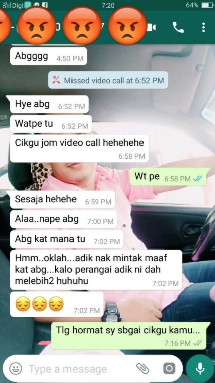Cikgu Terima Ajakan Seks Dari Anak Murid
