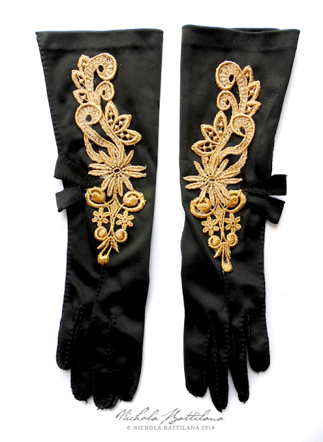 Embellished Opera Gloves - Nichola Battilana