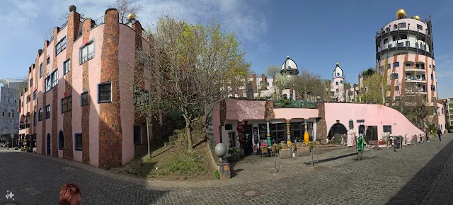 Grüne Zitadelle von Magdeburg-Hundertwasser Haus