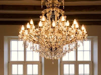 farmhouse chandelier dining room