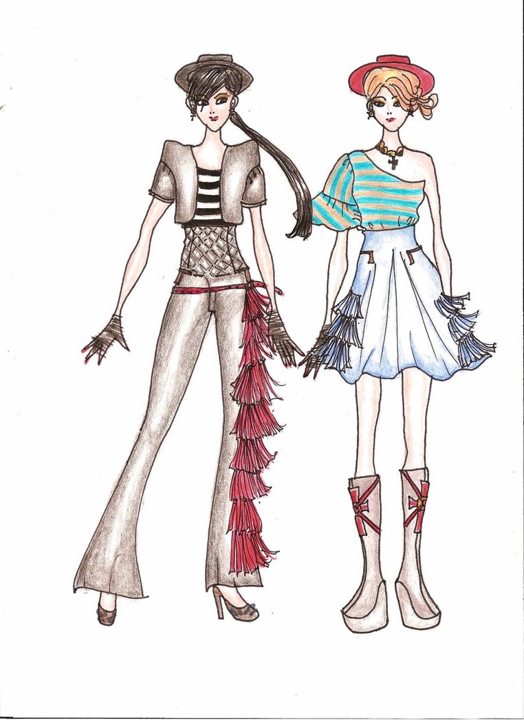 Fashion sketches Fashion croqui model Croqui sketches 