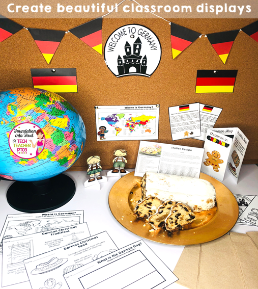 Christmas around the world: Germany. Take your students on a guided exploration of German culture and traditions at Christmas time. Perfect for your geography or social studies lesson. 