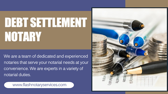 Debt Settlement Notary