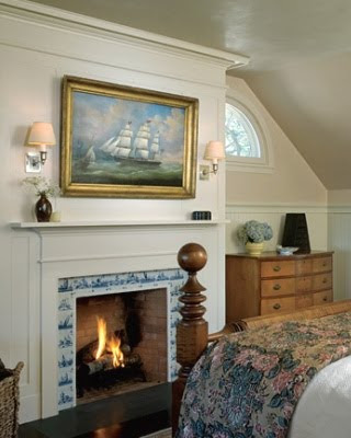 Fireplace in Bedroom