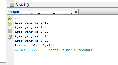 Contoh Program Array Pada Bahasa Pemrograman Java