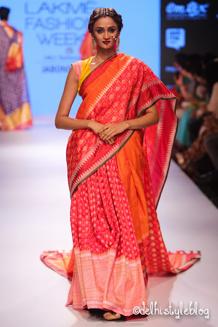 Gaurang Shah LFW AW15 Samyukta Varanasi handloom