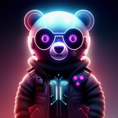 Cute Cyberpunk Bear (9)