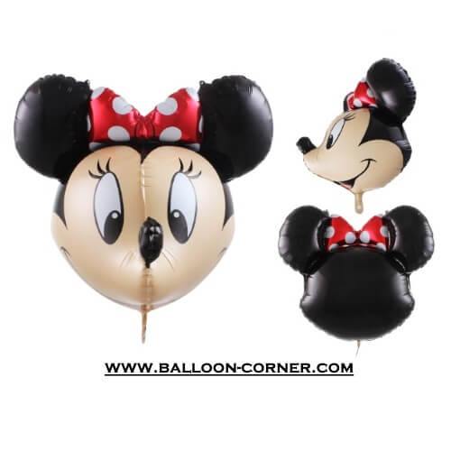 Balon Foil Karakter Mickey Mouse & Minnie Mouse 3D (3 Dimensi)