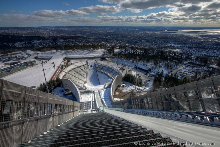 Aussicht vom Holmenkollen, Oslo