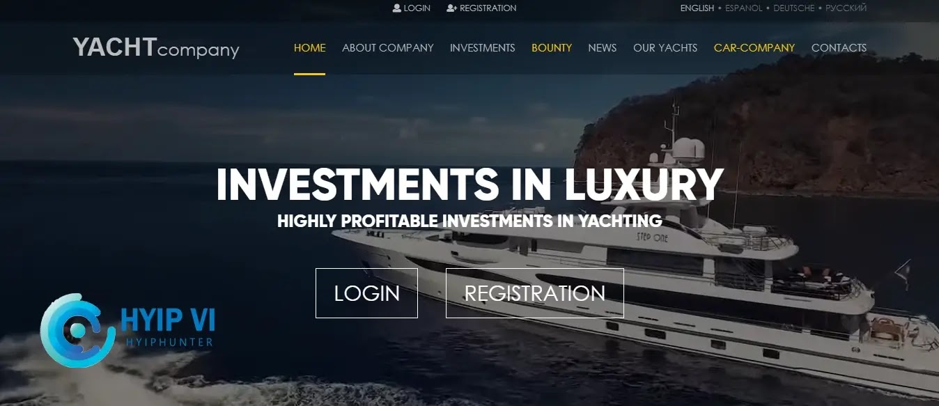 Yacht Company Hyip