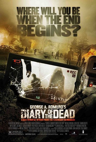 capa do filme Diary of the Dead