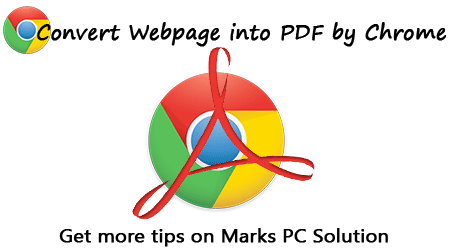 Print PDF using Google Chrome