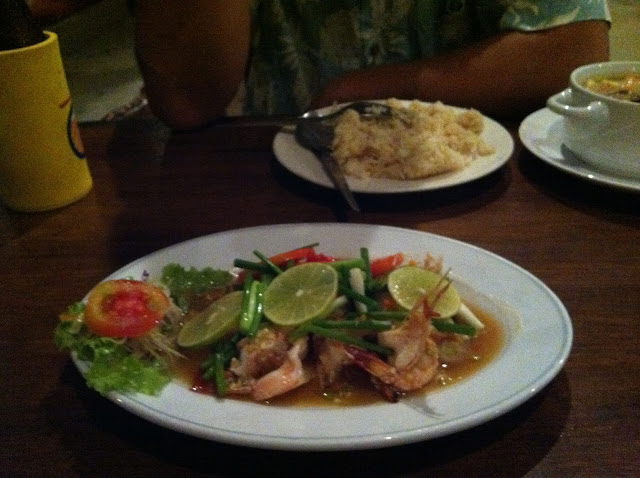 Barracuda with chilli and lime, Season bungalows, Koh Jum, Thailand