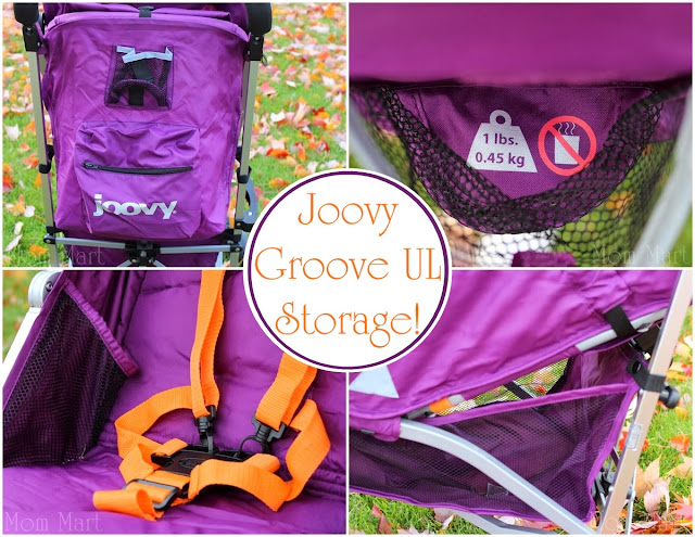 Joovy Groove Ultralight in Purpleness Storage