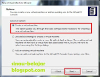 Setting Virtual PC 2007 di Windows 7